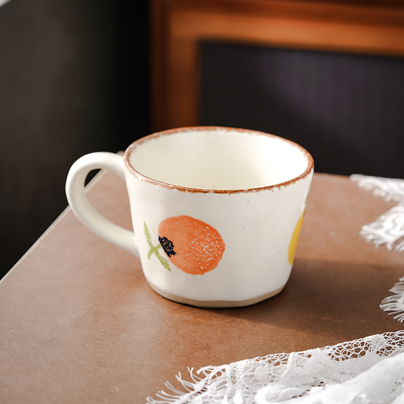 ถ้วยกาแฟสีส้ม - ถ้วยเดี่ยว