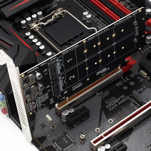 4Port M.2 NVME to <strong>PCI</strong> Express X16 4.0 Bifurcation Raid <strong>Controller</strong> M KEY NVME PCIE Split Card for 2230 2242 2260 2280 NVME M2 SSD - Product Image 4