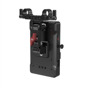 SR 3204B gelişmiş v-montaj pil montaj plakası ayarlanabilir kol siyah kamera uygulaması için dayanıklı plastik alüminyumdan yapılmış - Product Image 1