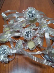 Светодиодный пиксель 30 мм ws2811 10086 с внешним управлением 3SMD3535 RGB полноцветный цифровой светодиодный пиксельный светильник Пиксельная светодиодная rgb - Product Image 3