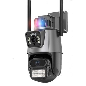 4k 4Mp <strong>Camera</strong> Dual Lens Protection Waterproof Micro CCTV Video Surveillance <strong>Camera</strong> With Light Alarm IP <strong>Camera</strong> - Product Image 1