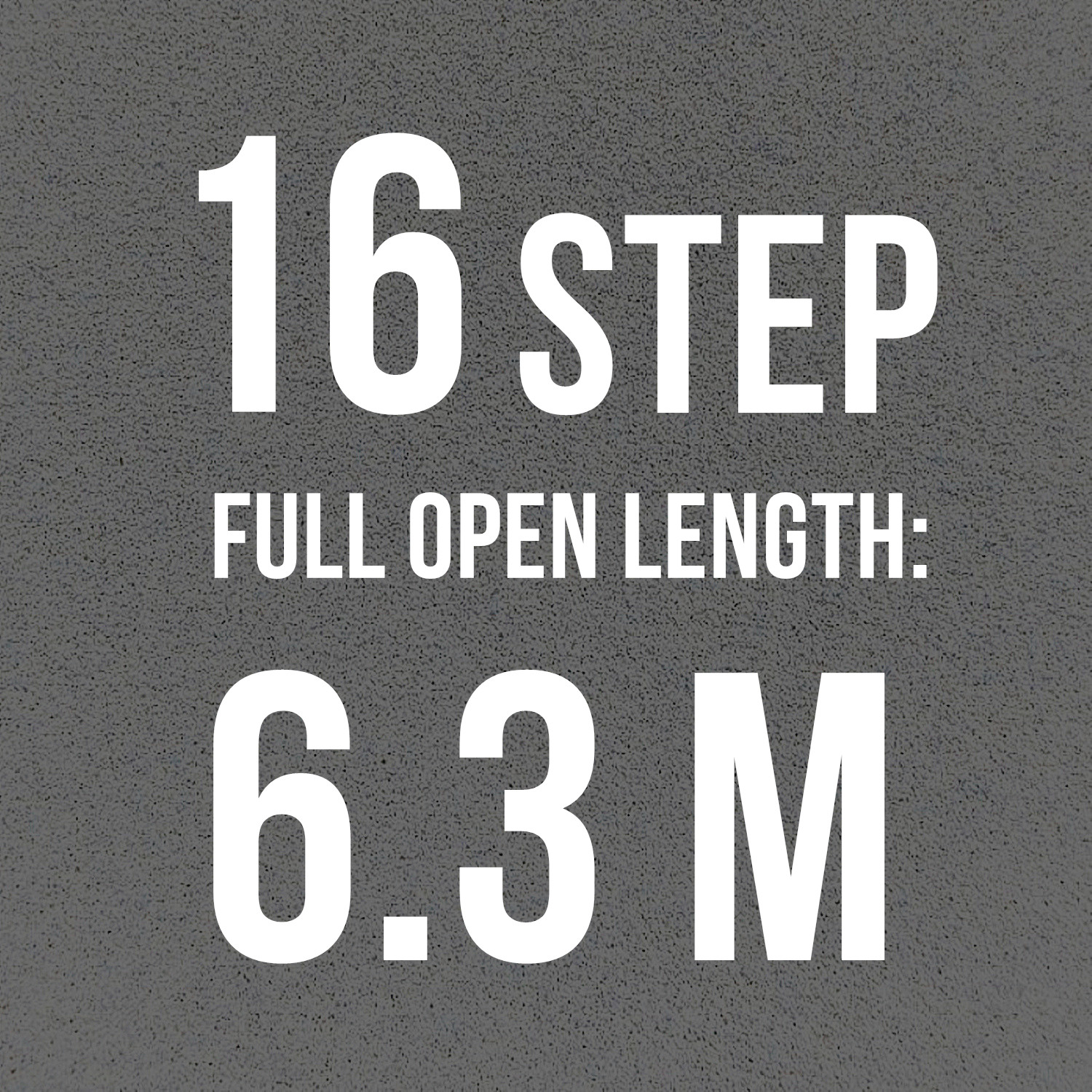 16 Pasos 6,3 m