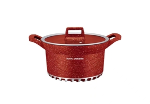 Hot bán Cookware Set chấp nhận được chất lượng cao không dính nhôm lớp phủ đá cẩm thạch - Product Image 3