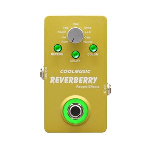 Music Instrument 9V DC 9 Reverb Effects Digital Reverb Guitar Pedal - Product Image 1