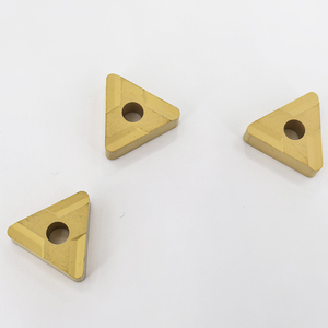 Insertos de corte de carburo de tungsteno personalizables para máquinas de torno CNC Herramientas de torneado compatibles con OEM en forma de triángulo - Product Image 2