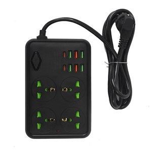 新时代耐用使用廉价电源板通用多扩展插座带USB和开关的旅行电源板 - Product Image 1