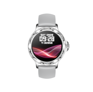 Akıllı saat CF12 akıllı saat paslanmaz çelik BT kadınlar için su geçirmez moda Smartwatch arayarak