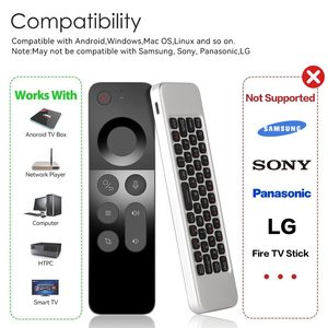 2.4GHz Universal Remote <strong>Control</strong> Air Mouse <strong>Keyboard</strong> IR Learning Remote <strong>Control</strong> for PC <strong>Android</strong> Projector