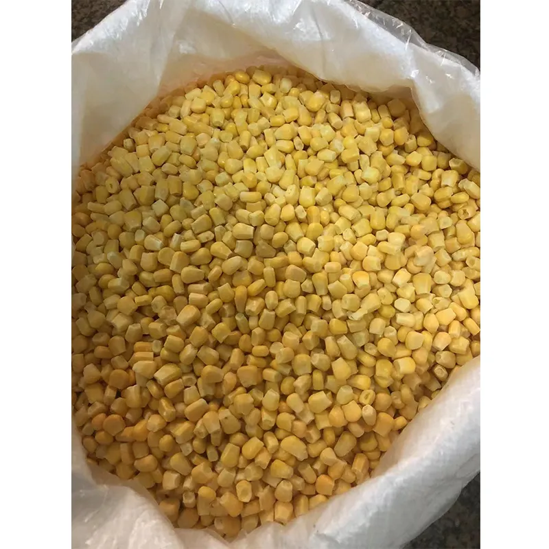 Yellow Sweet Popcorn Wholesale Natural Packaging Food Grade Frozen Iqf Corn Kernels For Sale