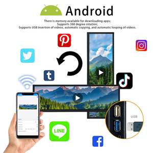 <strong>Lcd</strong> Srcreen Autoplay Autoloop Usb <strong>Monitor</strong> Portable Stretched Bar <strong>Monitor</strong> 14.5Inch 2560X720 Android Touch Screen <strong>Monitor</strong> - Product Image 5