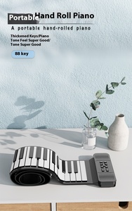 Teclado de Piano Digital portátil de 88 teclas, entrada sencilla suave para principiantes, accesorio de instrumentos musicales inteligentes multifuncionales - Product Image 6