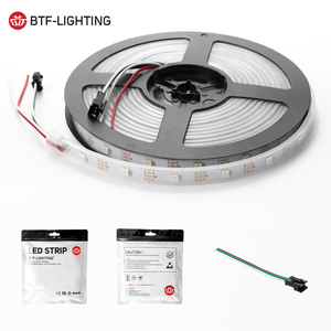 Vendita calda Ip20 5v singolo Pixel che emette colore decorazione tagliabile striscia luminosa Ws2812b 30Led