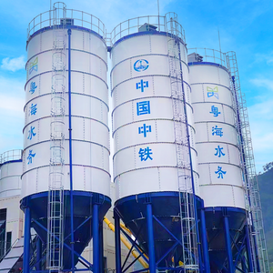 螺栓式混凝土配料厂厂家立式圆柱形1000吨水泥筒仓出售