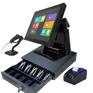 15 Inch Capacitive Touch Screen <strong>Pos</strong> Terminal Windows <strong>Pos</strong> Single Screen <strong>Pos</strong> <strong>System</strong> With I3 I5 <strong>CPU</strong> - Product Image 1