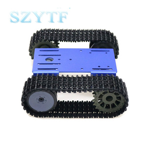 Mini T101 Smart Robot Tank Chassis piattaforma per auto cingolata con motore 33GB-520 per parte giocattolo Robot fai da te arduino - Product Image 5
