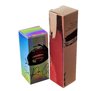 Lüks pembe özel sert posta gönderim kutusu kozmetik ve cilt bakımı serumları için mat Finish karton hediye kutusu ürün ambalajı için - Product Image 2
