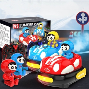 รถบั๊มเปอร์2ตัวของเล่นยานพาหนะไฟฟ้าสำหรับเด็กเกมสนุกพร้อมรีโมทคอนโทรลของขวัญที่สมบูรณ์แบบ - Product Image 2