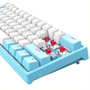 Mini tastiera meccanica da gioco con interruttore Gateron colorato RGB 61 tasti Standard per utenti Mac - Product Image 3