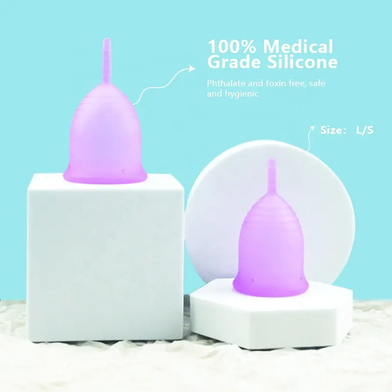 Gobelet menstruel Unique en silicium, pour femmes, 15ml, flux menstruel, avec trou, Iso 10993