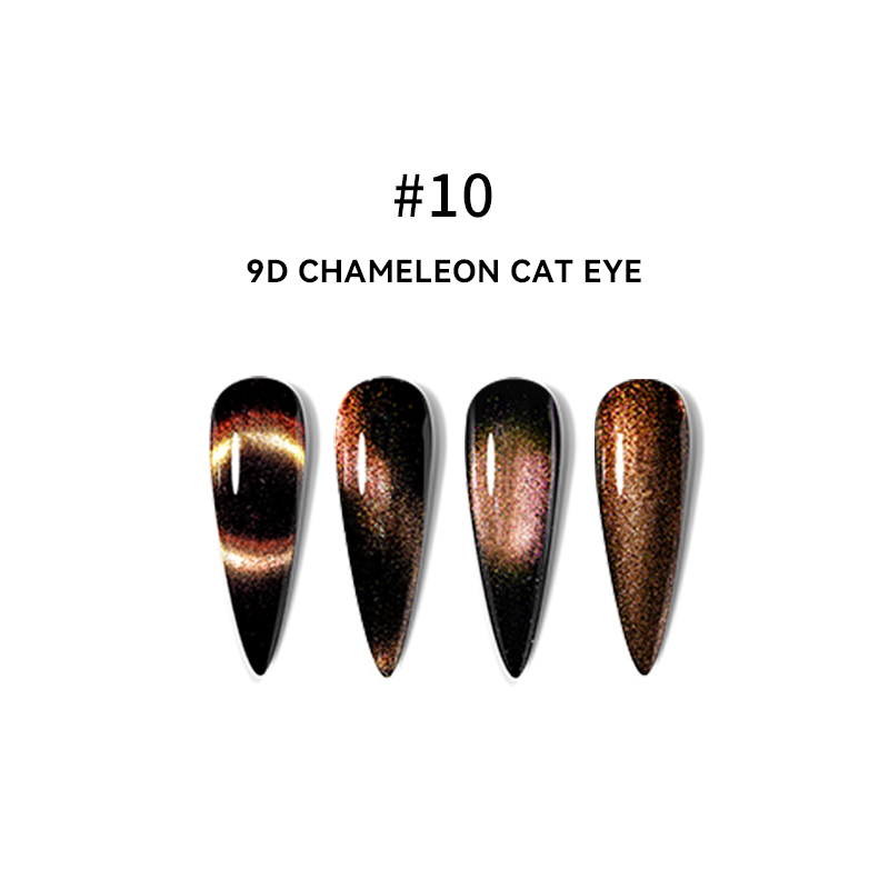 #10 9D chameleon cat eye