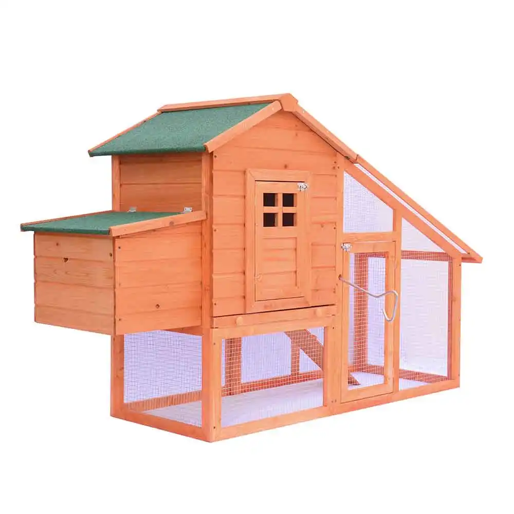 Case di pollaio in legno in stile classico per animali domestici con scatola per dormire in vendita