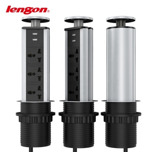 Toma de corriente emergente Universal con agujero para sobremesa, Cargador usb, toma de corriente emergente con cargador, novedad - Product Image 2