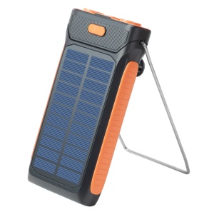 2024新产品电子太阳能电源高要求便携式手机太阳能充电器带led灯 - Product Image 1
