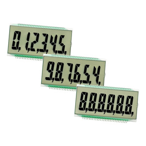 Benutzer definiertes HTN-Segment LCD-Anzeige modul 3.3V 7-Monochrom-Segmentbildschirmpreis - Product Image 1