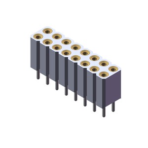 2.54 <strong>2.0</strong> 1.27 1.0mm Straight DIP Double Row Female Pin Box Male Header Round Female Header IC <strong>Socket</strong> - Product Image 1