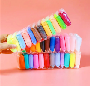 24 colori 500g di argilla magica polimerica secca all'aria Non tossica Super leggera morbida argilla PVA per bambini