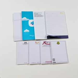 Gran oferta logotipo personalizado impreso A5 Bloc de notas Mini pequeño cuaderno de tapa blanda con hojas sueltas para escribir listas de tareas - Product Image 1