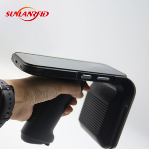 Tragbarer RFID-Scanner Handheld-RFID-Leser <span class=keywords><strong>Android</strong></span> Wireless Langstrecken-UHF-RFID-Lesegerät für Inventar