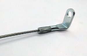 Güvenlik kullanımı için 90 derece bükme terminali galvanizli tel halat kablosu bükülmüş göz terminali montaj kablosu - Product Image 6