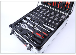 187PCS手动工具套装汽车修理工具套装机械工具箱家用套筒扳手套装棘轮螺丝刀套装 - Product Image 5