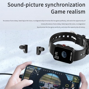 新品R6S6スマートウォッチTWSイヤホンスポーツ2-in-1心拍数モニタリングBluetoothイヤフォンコールトーン大画面スマートウォッチ - Product Image 6