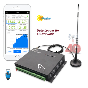 Modbus Meter Colector de datos 4G 4-20mA 0-5V Entrada Modbus RS485 Módulo de adquisición Entrada analógica a Modbus RTU RS485 Registrador de datos
