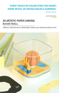 Nhà Máy OEM ODM <span class=keywords><strong>3D</strong></span> Memo Pad Lịch Bóng Rổ Phong Cách Sheets Ý Tưởng Sản Phẩm Mới Sáng Tạo Giấy Nghệ Thuật 2026 <span class=keywords><strong>3D</strong></span> Lịch - Product Image 6