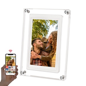 Wholesale 5 Inch WiFi Acrylic <strong>Digital</strong> <strong>Photo</strong> &amp; Video <strong>Frame</strong> <strong>with</strong> LCD Touch Screen Supports MP4 &amp; MP3 Clock <strong>Function</strong> &amp; Frameo APP - Product Image 2