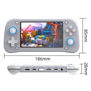 新しい4.3インチ大画面ハンドヘルドゲームコンソールXF43アーケードPS1エミュレータHD高解像度出力PSPハンドヘルド最大256GB