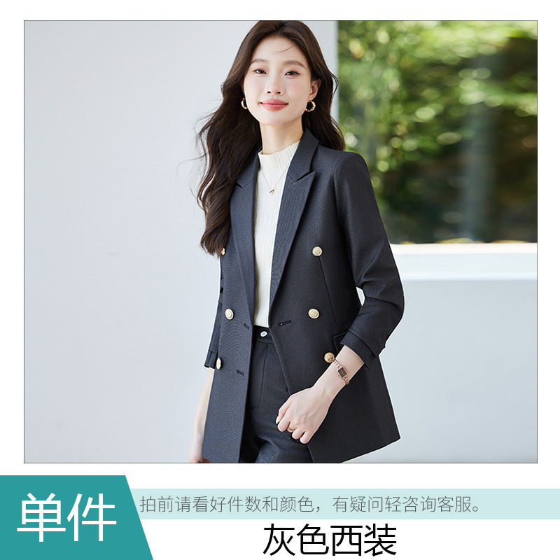 gray suit
