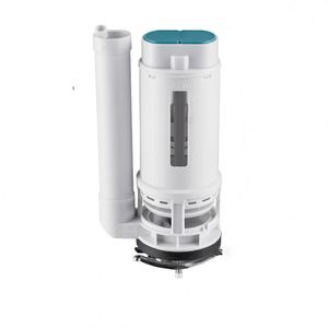 Válvula cisterna de válvula de descarga de inodoro ABS con botón pulsador único cromado con función de descarga - Product Image 2
