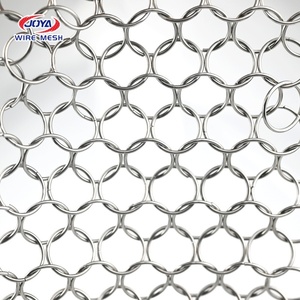 Silber Farbe Edelstahl dekorative gewebte Drahtgitter Seil Mesh für Teile dekoration - Product Image 1