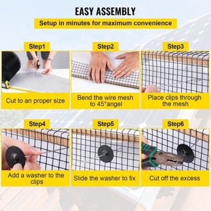 Solar Panel <strong>Mesh</strong> Used PVC Coated <strong>Wire</strong> or <strong>S</strong>.<strong>S</strong> <strong>Wire</strong> 6&quot;*30m <strong>Mesh</strong> Panel Welded Bird-proofing <strong>Mesh</strong> for Pest Control - Product Image 5