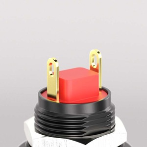HBAN 12mm di plastica nera Micro di plastica interruttore a pulsante Mini elettronica 1NO controllo per uso esterno IP68 3A 5A 250V 125V CE UL - Product Image 2