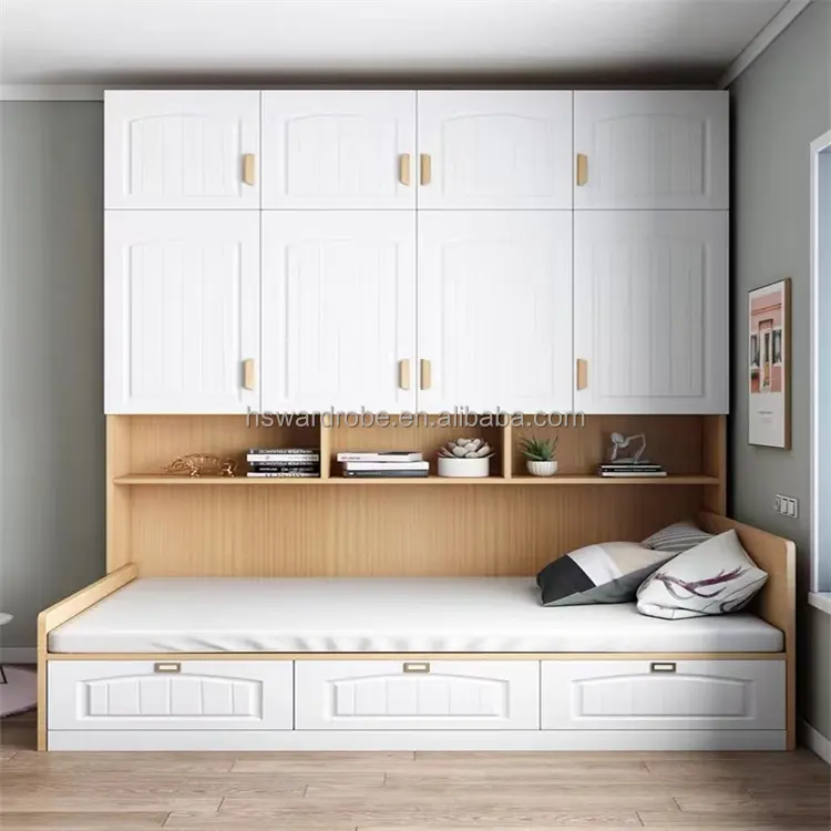 Tatami individual ahorrador de espacio de estilo europeo, cama con almacenamiento, diseño moderno, Tatami de buena calidad