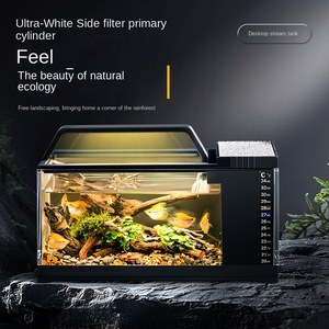 High Quality Small Desktop With Light Heating <strong>Filter</strong> USB Side <strong>Filter</strong> Portable Ecological Fish Tank - Product Image 2