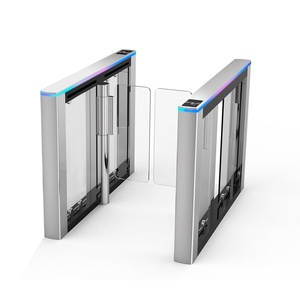 Cancello biometrico del tornello di controllo di accesso con il sistema di allarme di riconoscimento facciale per l'entrata dell'ospedale di sicurezza della banca