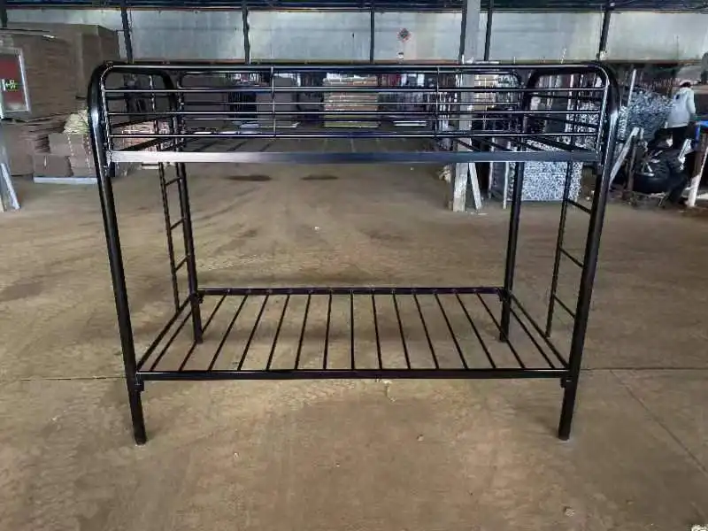 New Design Double Queen Size Good Quality Heavy Duty Steel Metal loft bed adult Wood Bunk Bed
