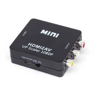 黑色高清到AV 3 RCA CVBS视频compos到音频转换器HDMI2AV - Product Image 1