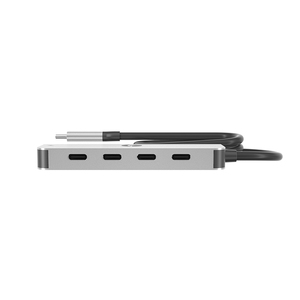 Ofis bilgisayar Mini boyutu USB3.1 tipi C Hub 5 Port USB Splitter Laptop için 10Gbps veri transferi 100W şarj - Product Image 6